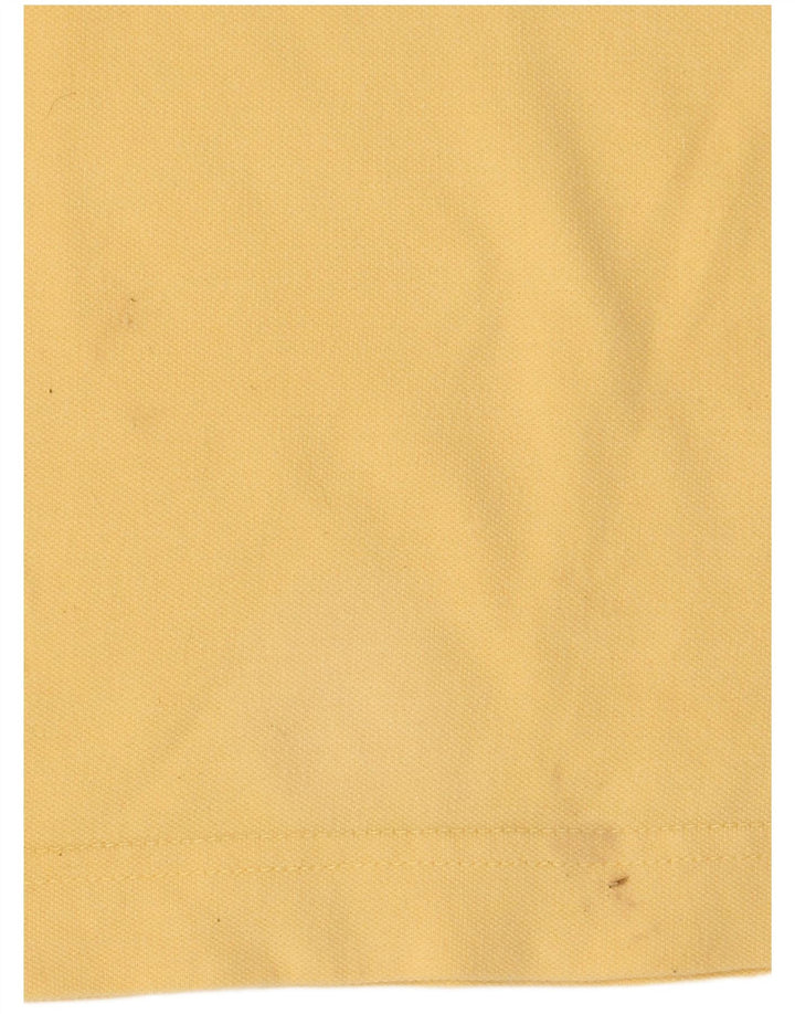 Polo Kappa Hombre De Algodón Amarillo Medio