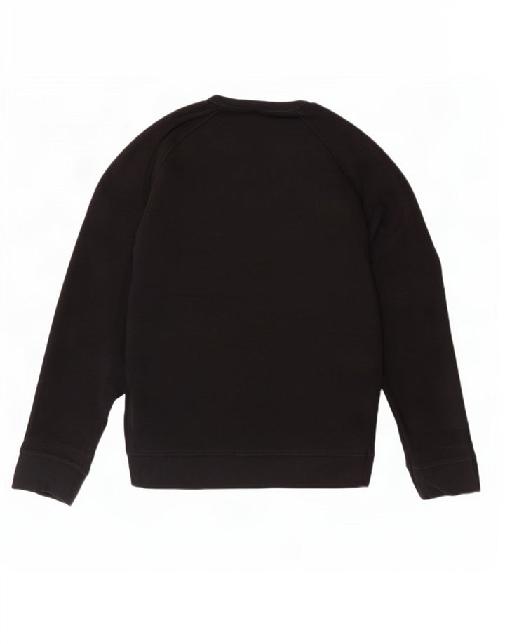 Diesel Hombre Sudadera Gráfica Jersey Grande De Algodón Negro