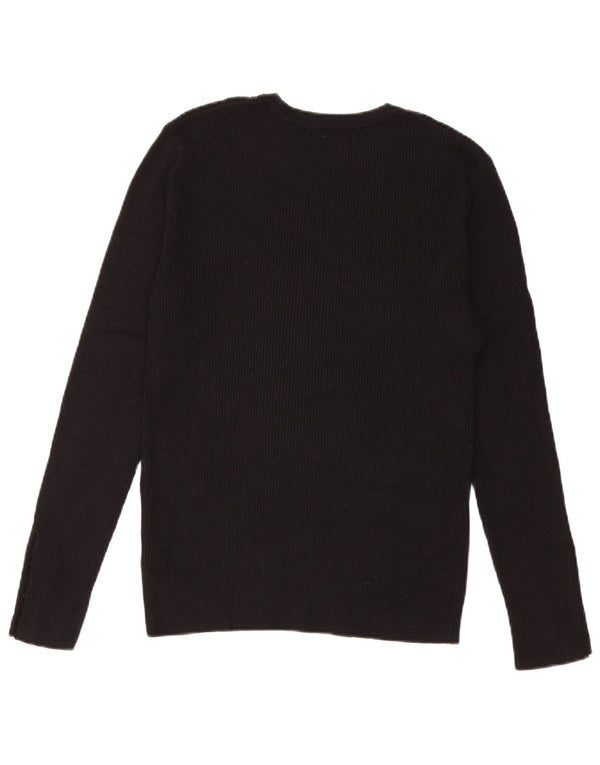 Marks & Spencer Top para mujer de manga larga UK 42 Viscosa negra mediana