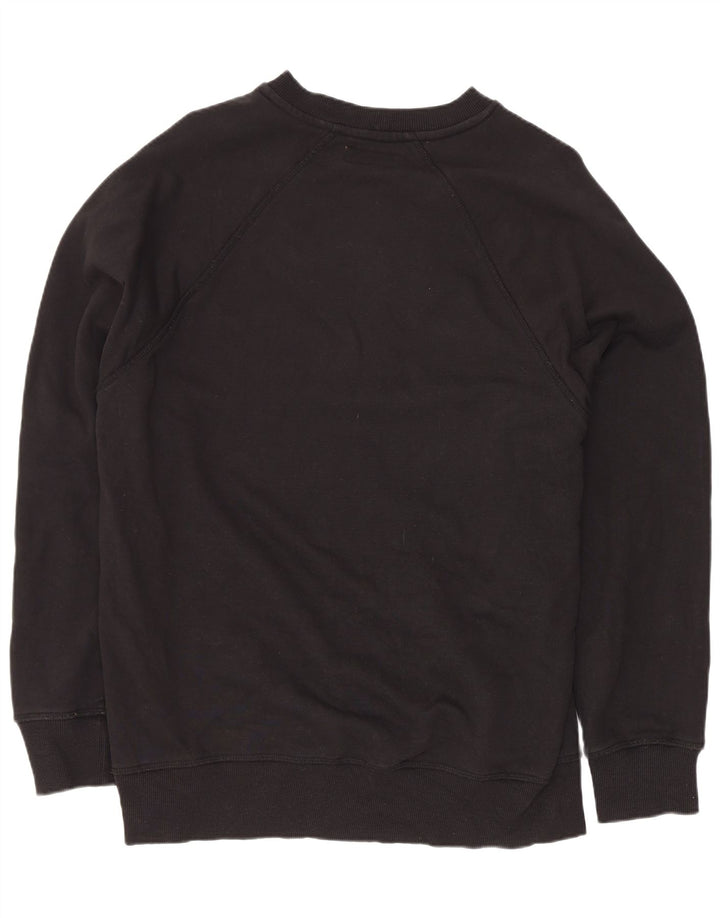 Caterpillar Hombre Sudadera Gráfica Jersey Mediano Algodón Negro
