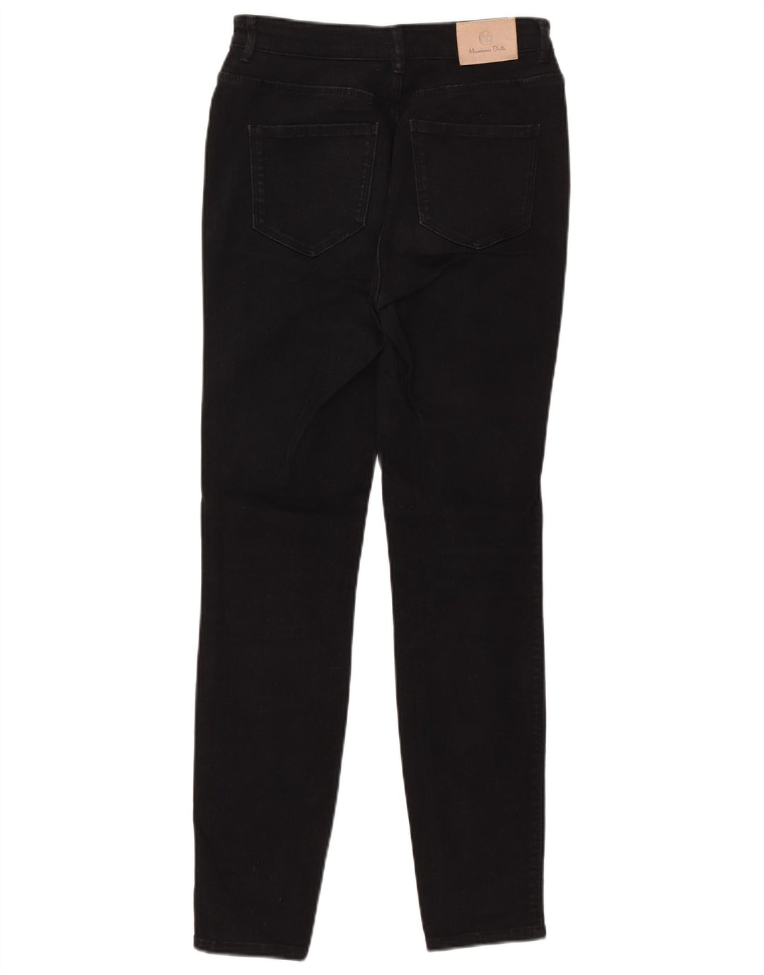 MASSIMO DUTTI Vaqueros pitillo para mujer EU 36 XS W26 L28 Negro Algodón