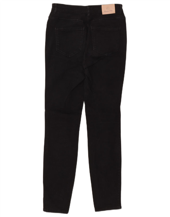 MASSIMO DUTTI Vaqueros pitillo para mujer EU 36 XS W26 L28 Negro Algodón