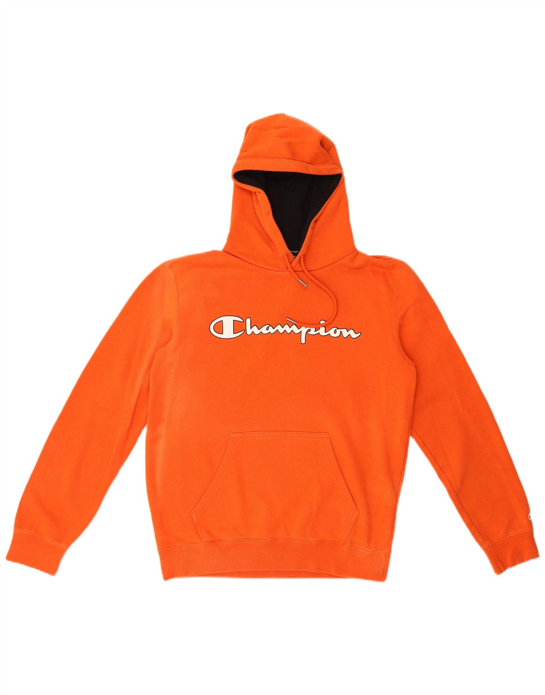 Champion Sudadera Con Capucha Gráfica Para Hombre Naranja Mediana