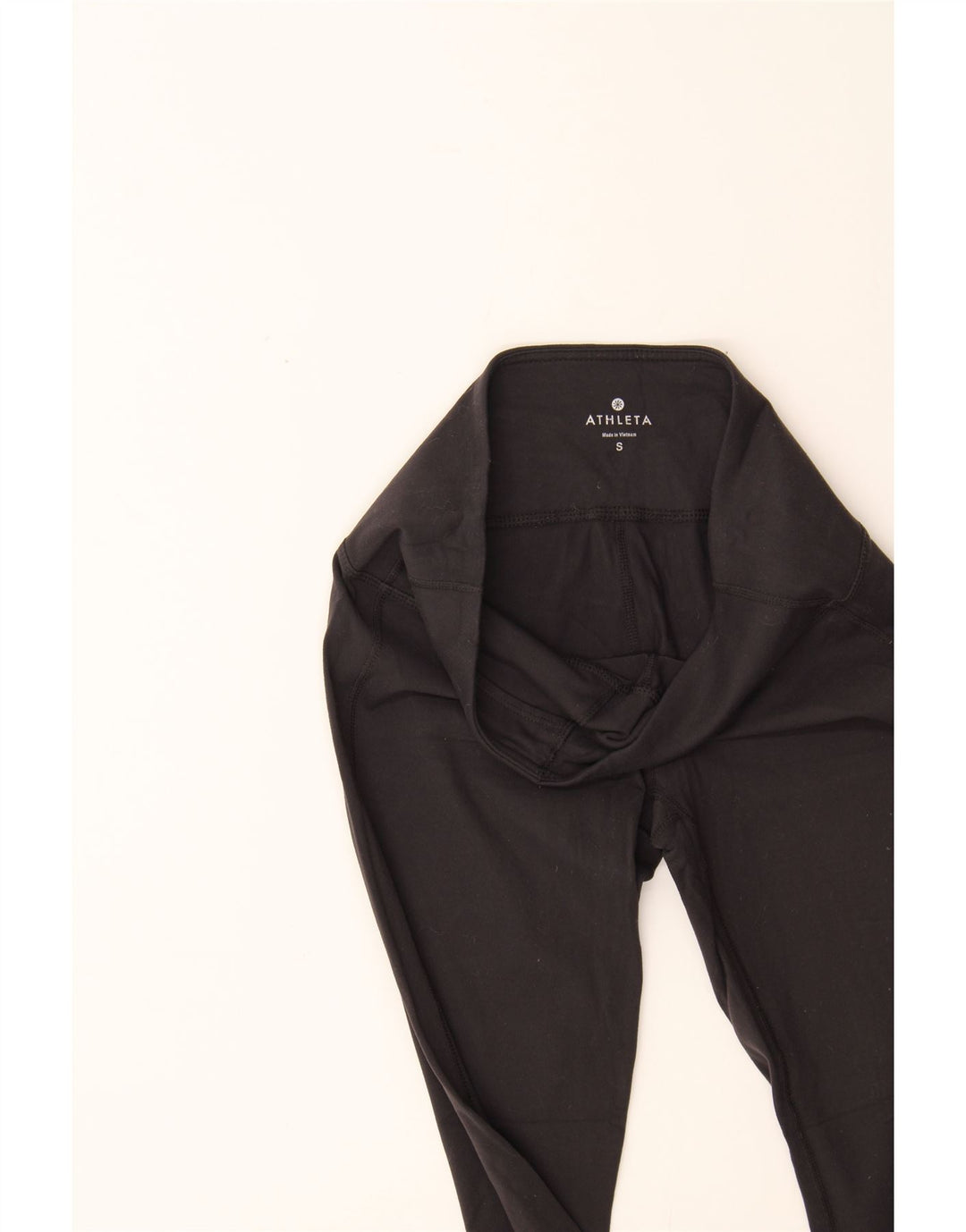 ATHLETA Womens Capri Leggings UK 8 Small Black Nylon Vintage Athleta and Second-Hand Athleta from Messina Hembry 