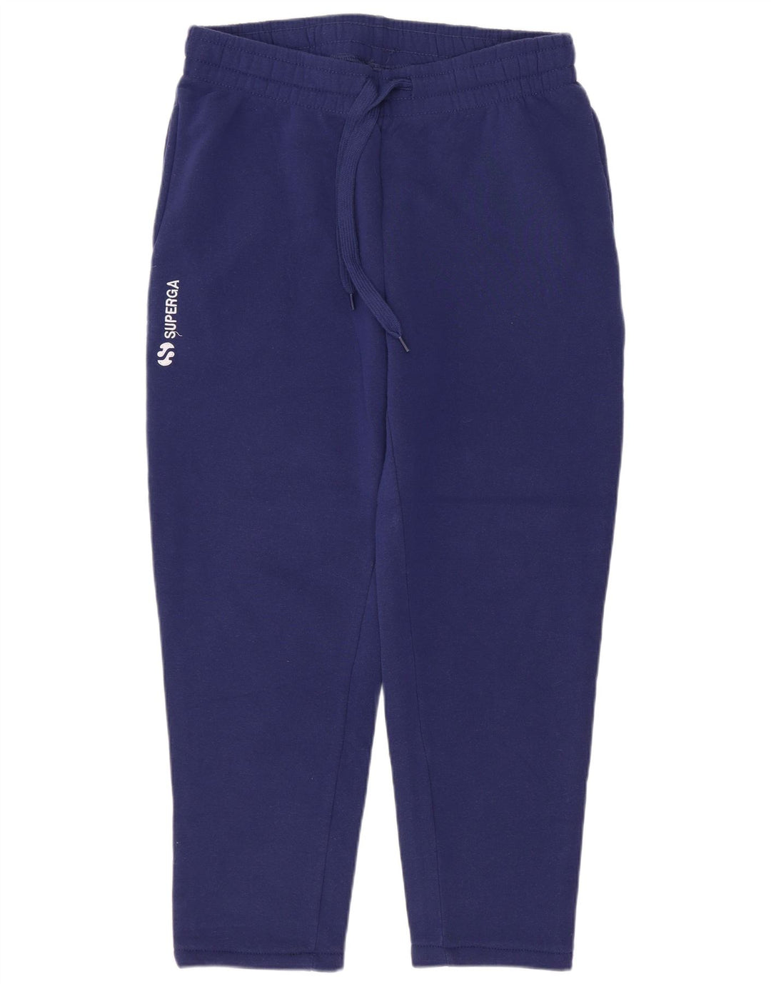 SUPERGA Pantalones de chándal cortos para mujer UK 12 Medium Azul marino Poliéster