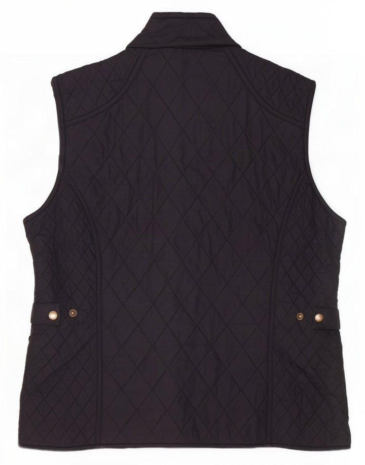 Chaleco acolchado Barbour para mujer Reino Unido 46 Grande Poliéster negro clásico