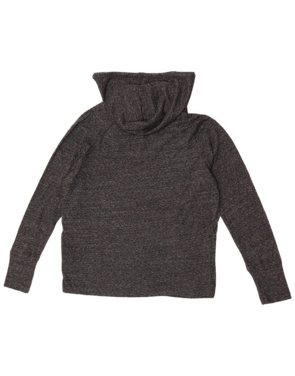 Jersey con capucha extragrande para mujer Roxy UK 44 Algodón moteado azul marino mediano