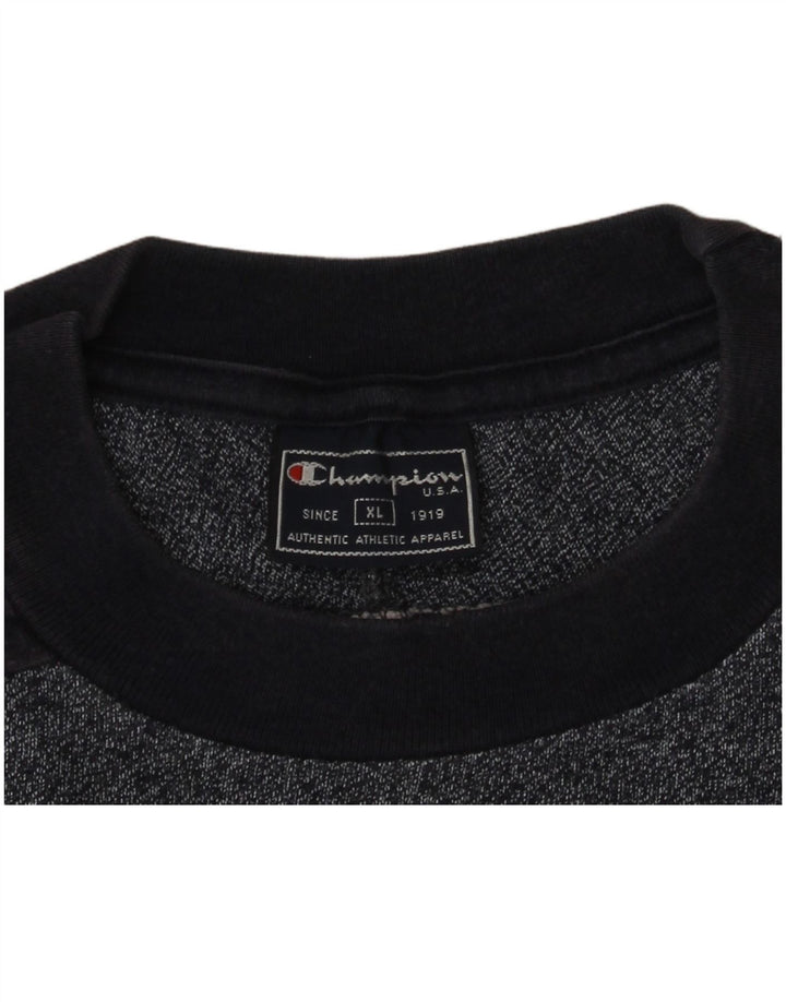 Champion Camiseta Hombre Top XL Azul Marino Moteado