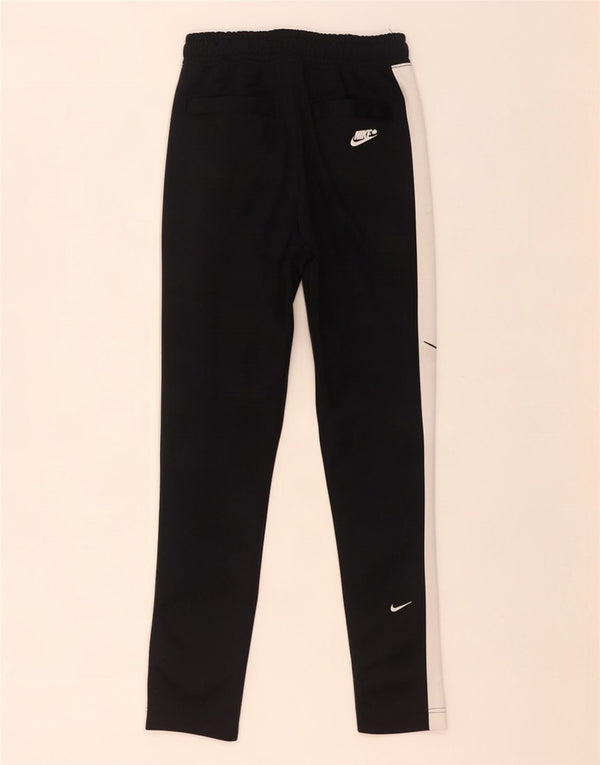 Nike Pantalones De Chándal Swoosh Para Hombre Pequeños Negro Colorblock Poliéster