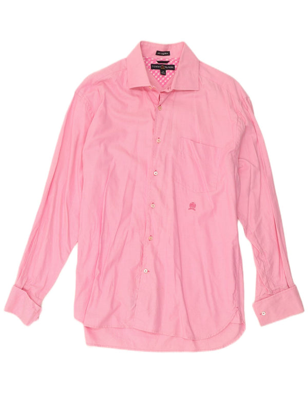 Polo Tommy Hilfiger para hombre de algodón rosa grande