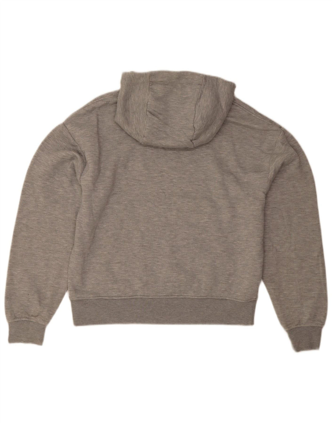 Zara Hombre Sudadera Con Capucha Jersey Pequeño Gris Poliéster Moteado