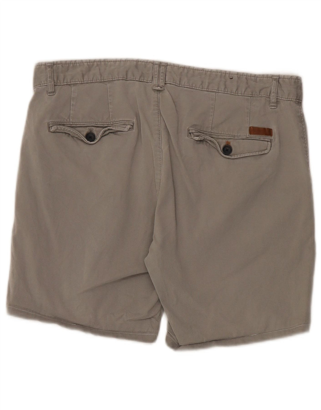 Zara Mens Chino Shorts EU 42 Large W32 Gris