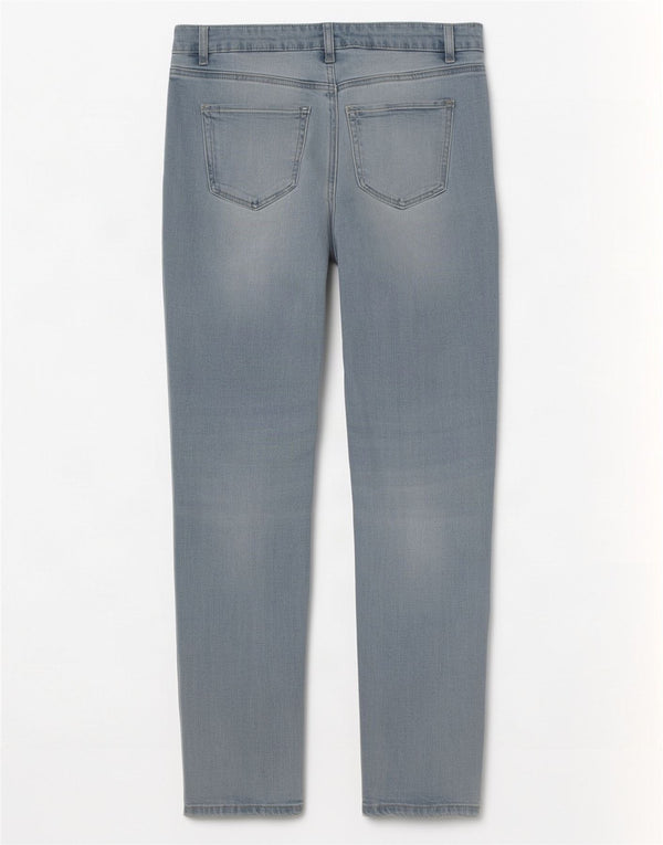 M&Co Vaqueros ajustados para mujer UK 14 Large W32 L29 Algodón azul