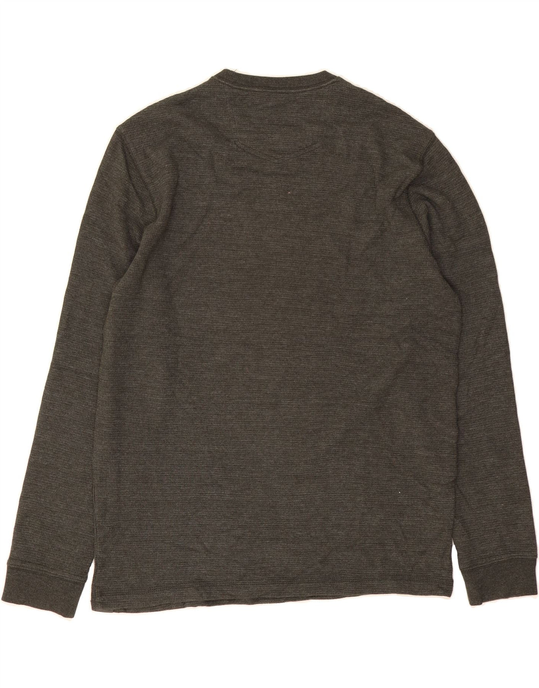 EDDIE BAUER Mens Top Long Sleeve Medium Grey Cotton Vintage Eddie Bauer and Second-Hand Eddie Bauer from Messina Hembry 