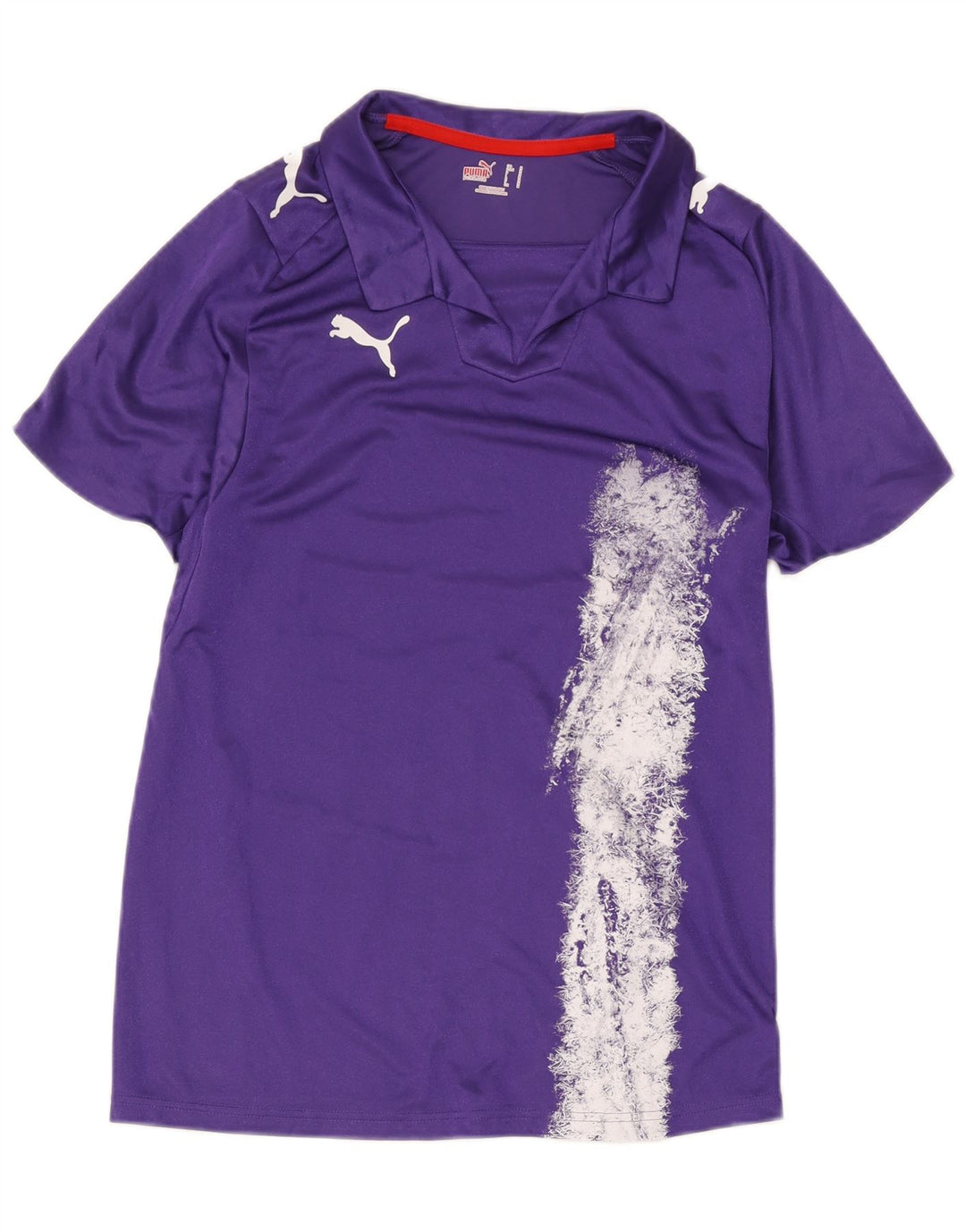 Polo Puma Hombre Color Block Morado Medio