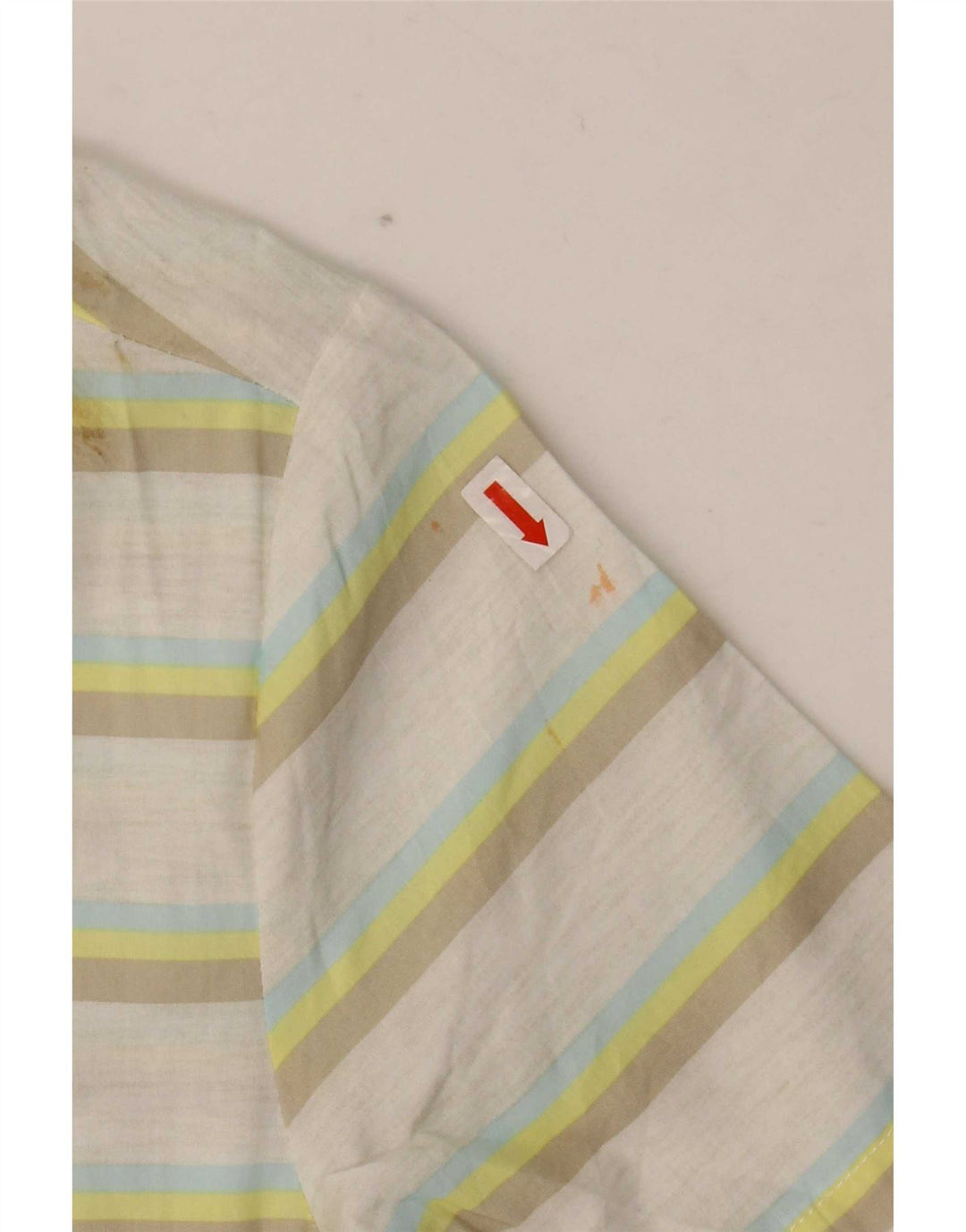 Hurley Camisa Manga Corta Niño 7-8 Años Algodón Rayas Multicolor