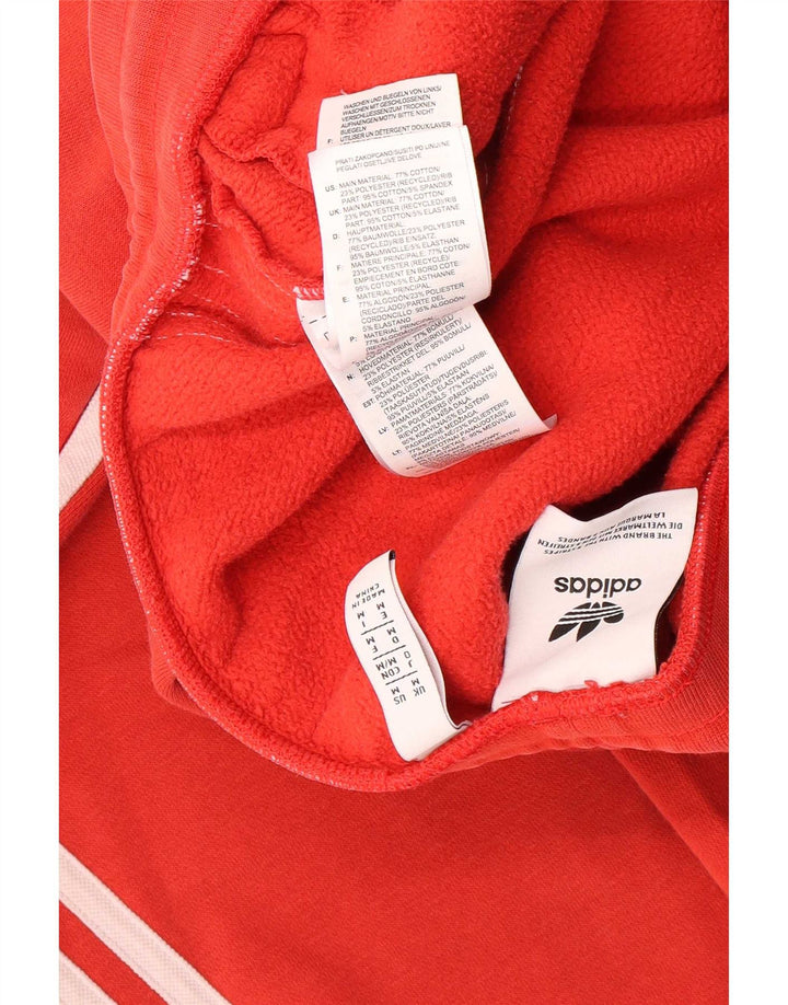 Adidas Hombre Pantalones De Chándal Joggers Medium Rojo Algodón