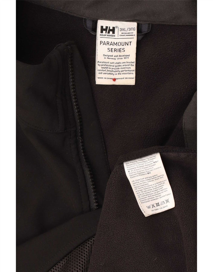 Helly Hansen Chaqueta cortavientos de ajuste regular para hombre UK 46 3XL Poliéster negro