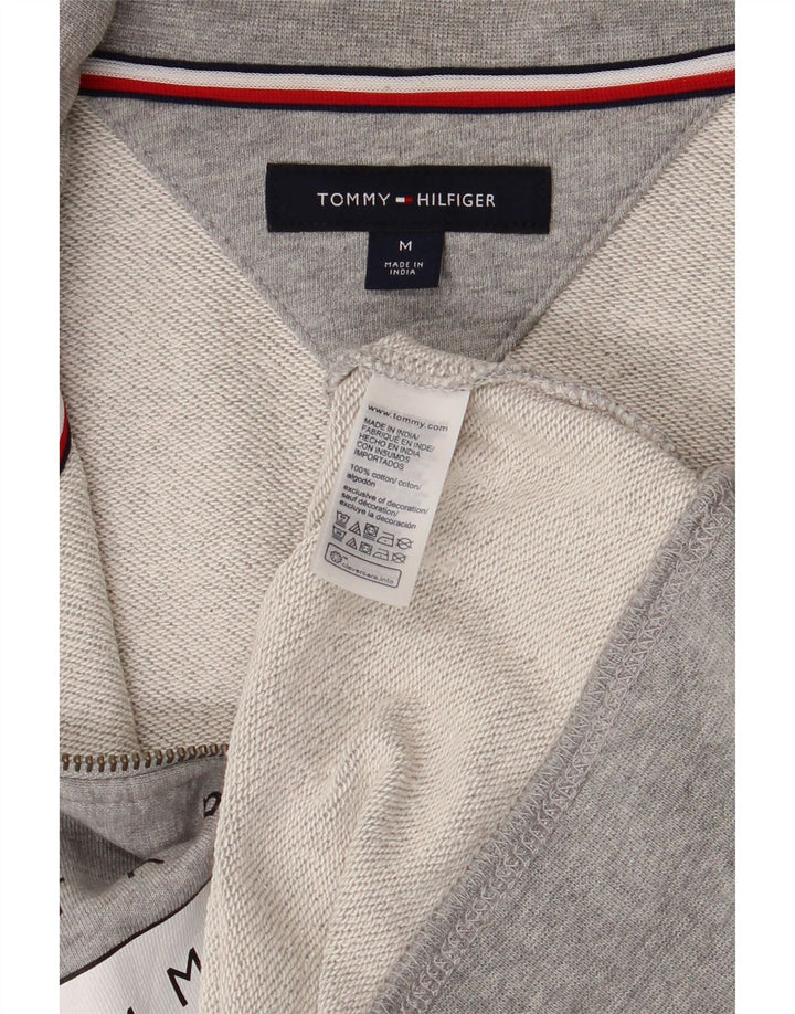 Tommy Hilfiger Chaqueta De Chándal Con Gráfico Para Hombre De Algodón Moteado Gris Medio