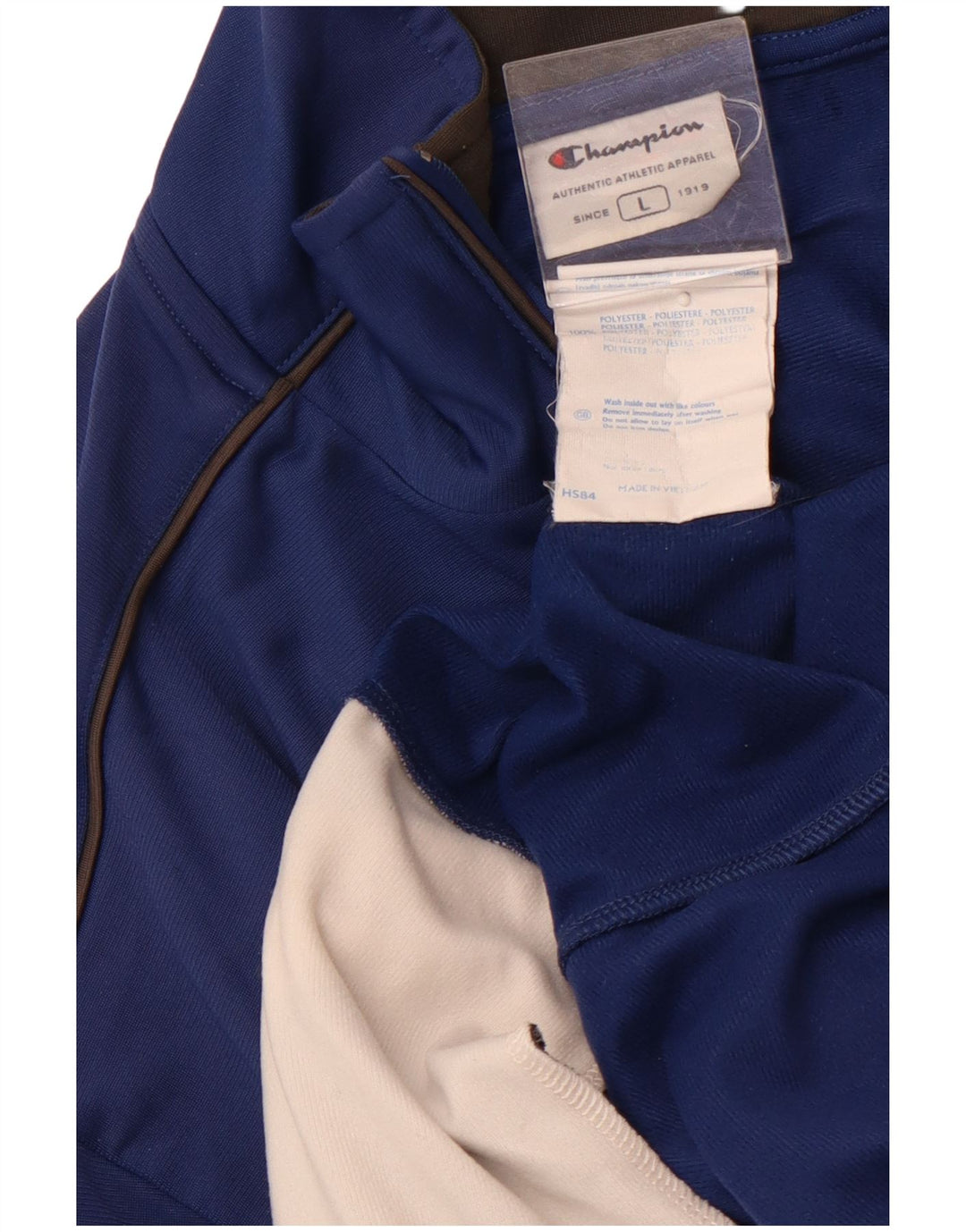 CHAMPION Chaqueta superior de chándal para hombre Poliéster azul marino grande