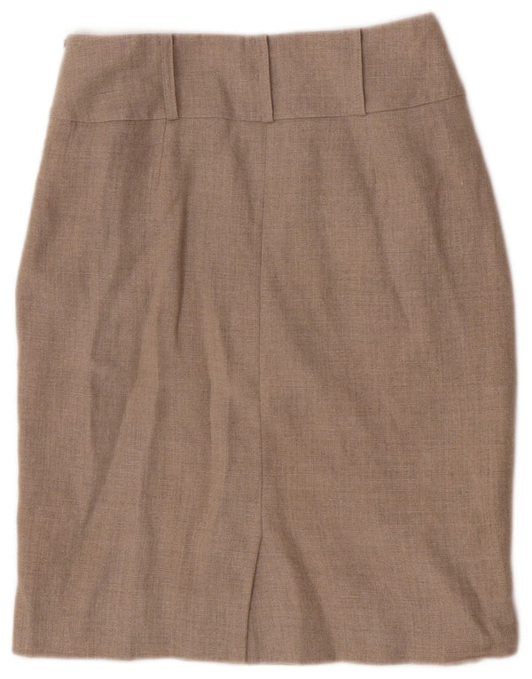 Hobbs Falda lápiz para mujer UK 8 Small W26 Beige Linen