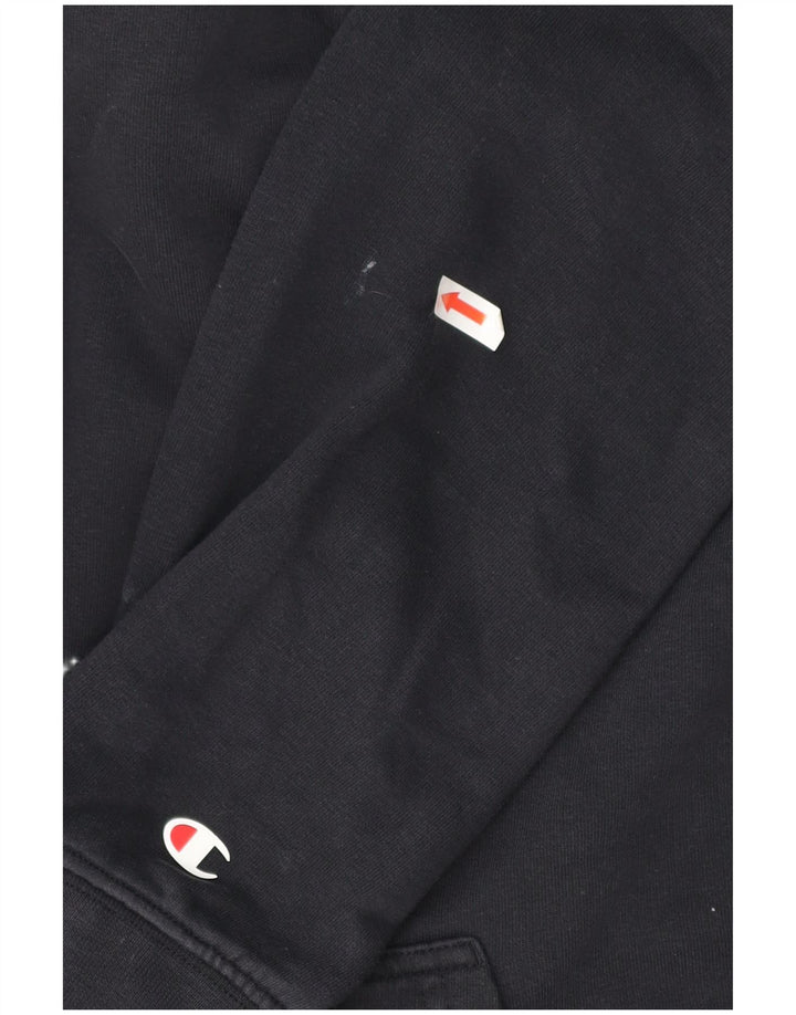 Champion Sudadera Con Capucha Para Hombre Jumper Medium Azul Marino Algodón