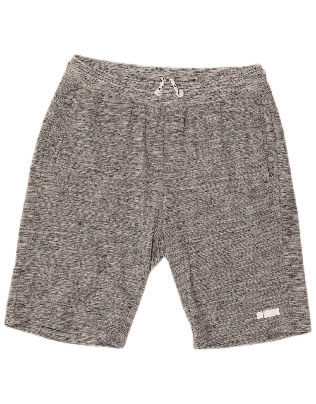 Freddy Shorts deportivos para hombre de algodón moteado gris grande