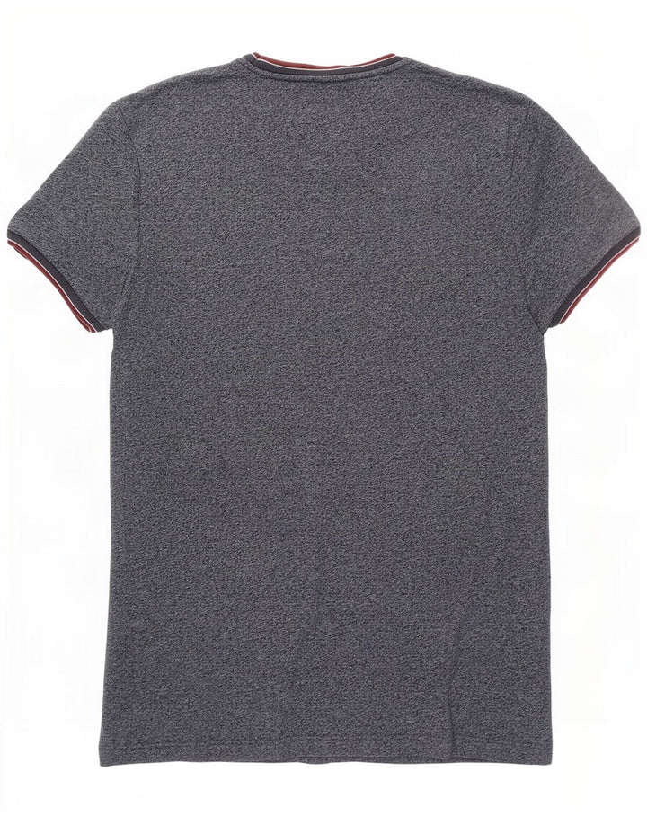 Camiseta Jack Wills para hombre Top mediano de algodón moteado en azul marino