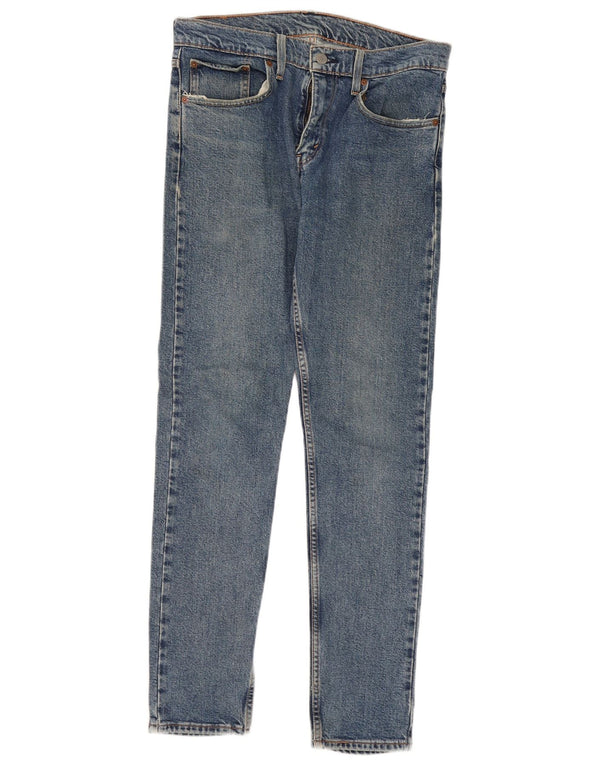 Levi's Hombre 512 Slim Tapered Jeans W31 L32 Algodón Azul