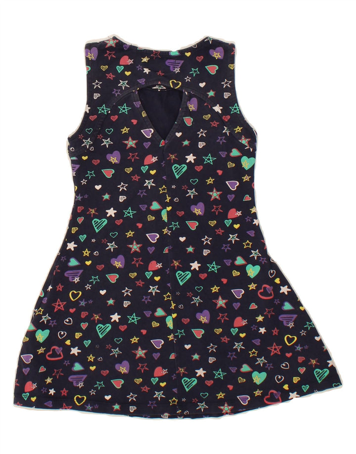 MOUNTAIN WAREHOUSE Girls Abstract Pattern Basic Dress 5-6 Years Navy Blue Vintage Mountain Warehouse and Second-Hand Mountain Warehouse from Messina Hembry 