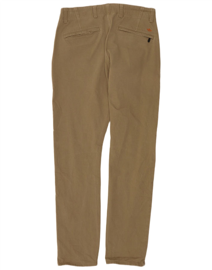 DOCKERS Pantalón chino ajustado para hombre W31 L32 Algodón beige