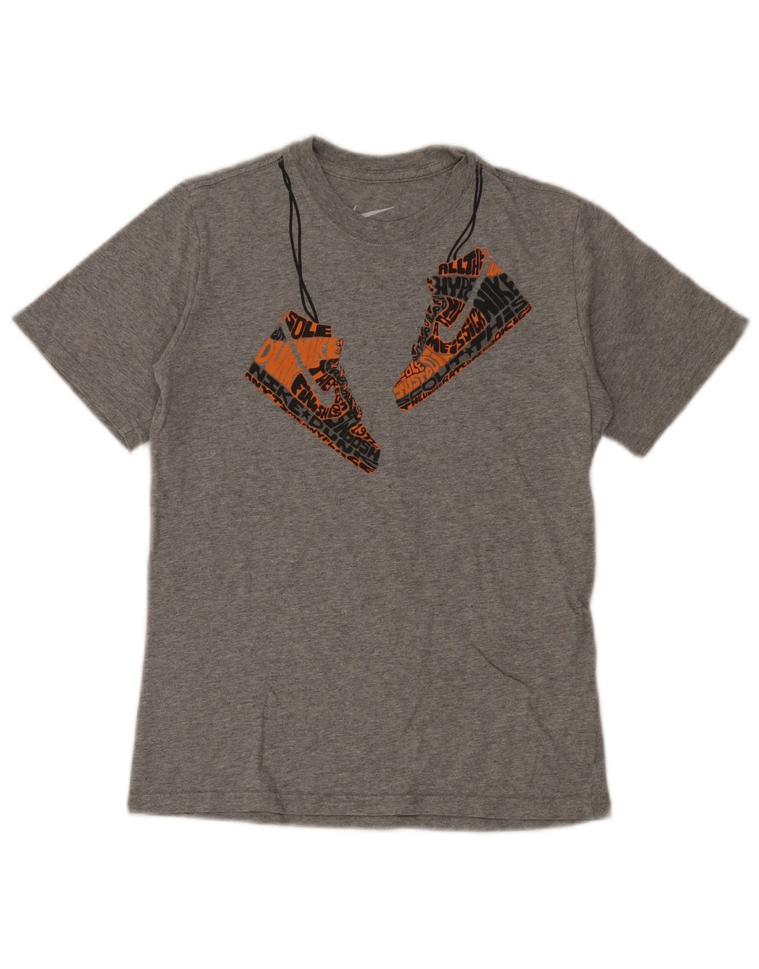 Nike Camiseta gráfica para niño 10-11 años Algodón Gris Medio