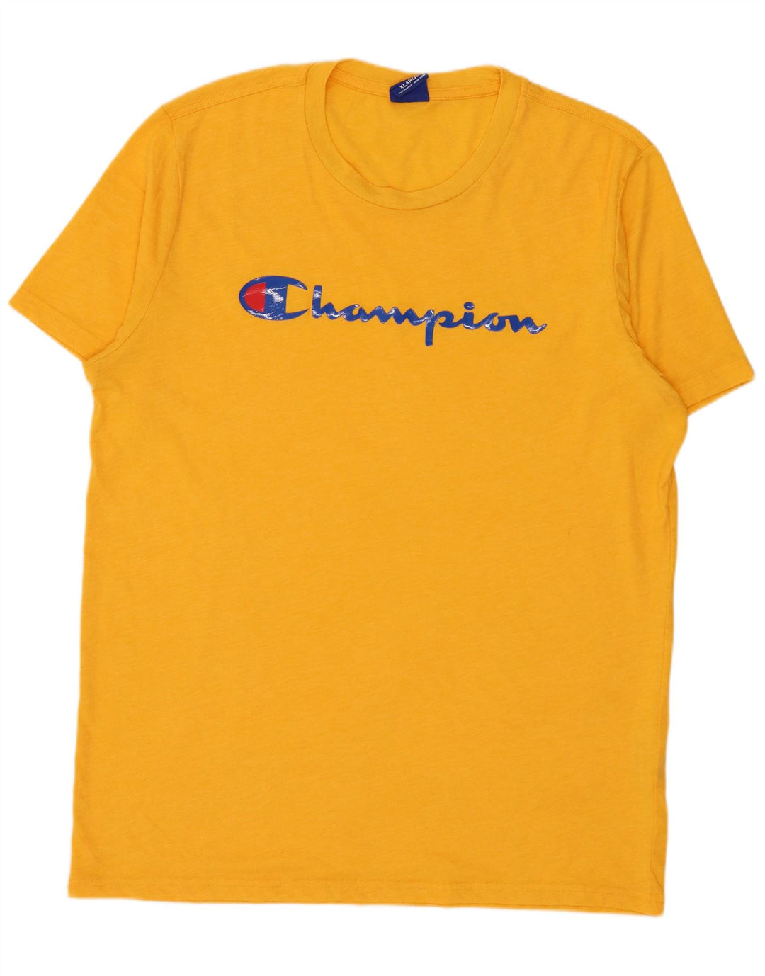 Champion Camiseta gráfica para hombre Top XL Poliéster amarillo