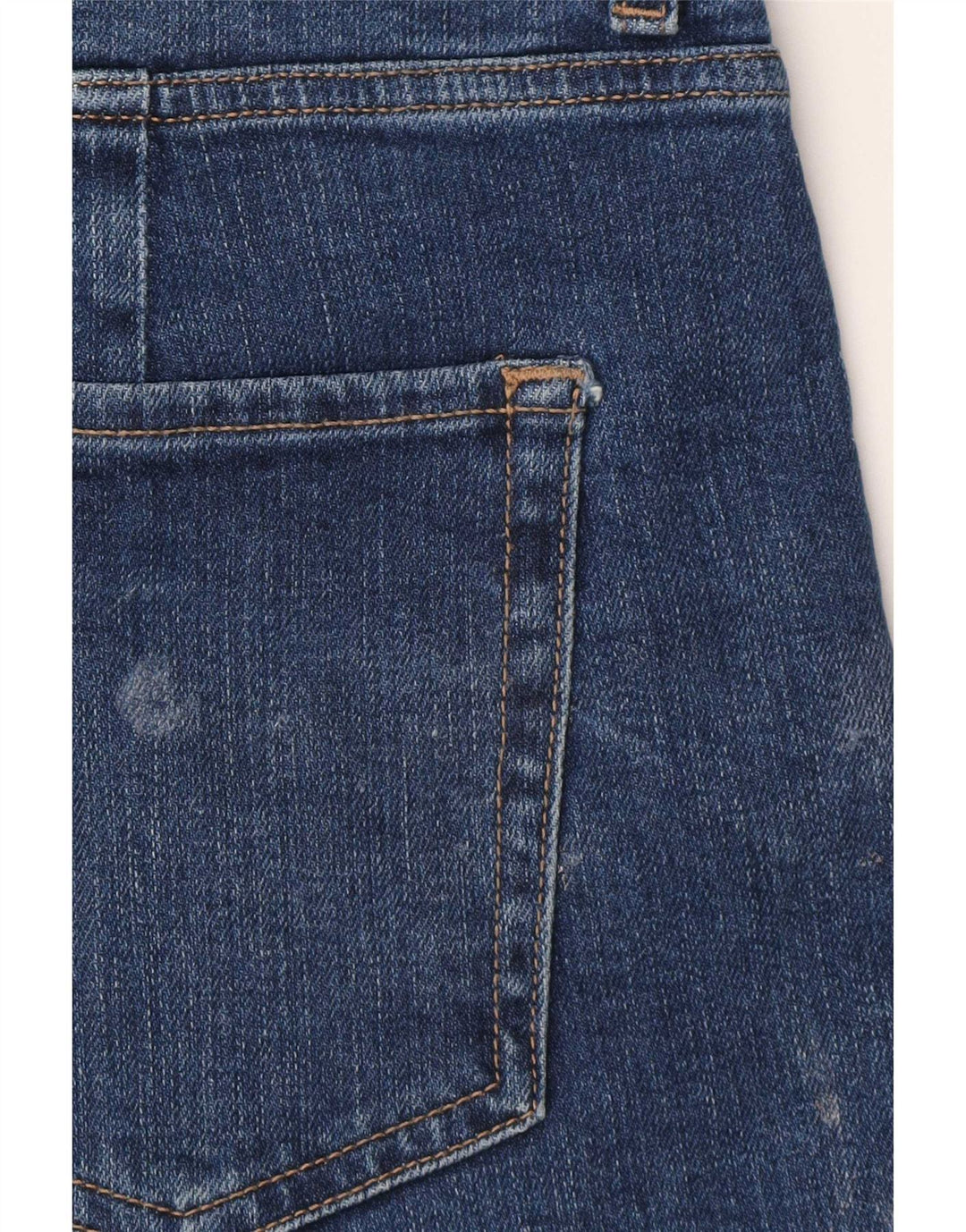 Marks & Spencer Vaqueros recortados de talle alto para mujer UK 12 Medium W30 L25 Azul