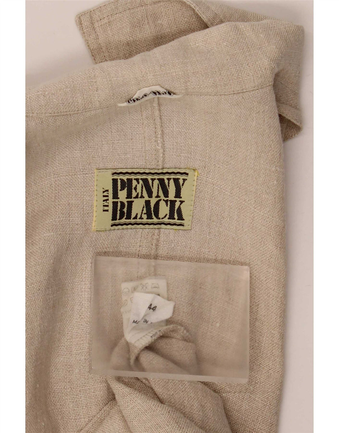 Chaqueta utilitaria extragrande para mujer Penny Black IT 44 Lino beige medio