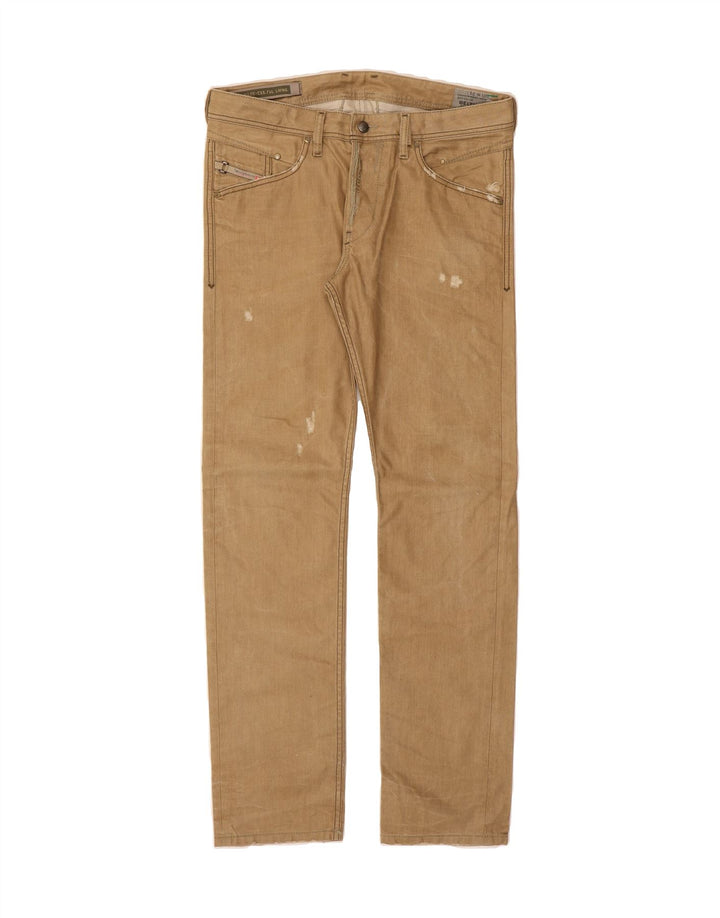 DIESEL Mens Straight Jeans W31 L32 Beige Cotton Vintage Diesel and Second-Hand Diesel from Messina Hembry 