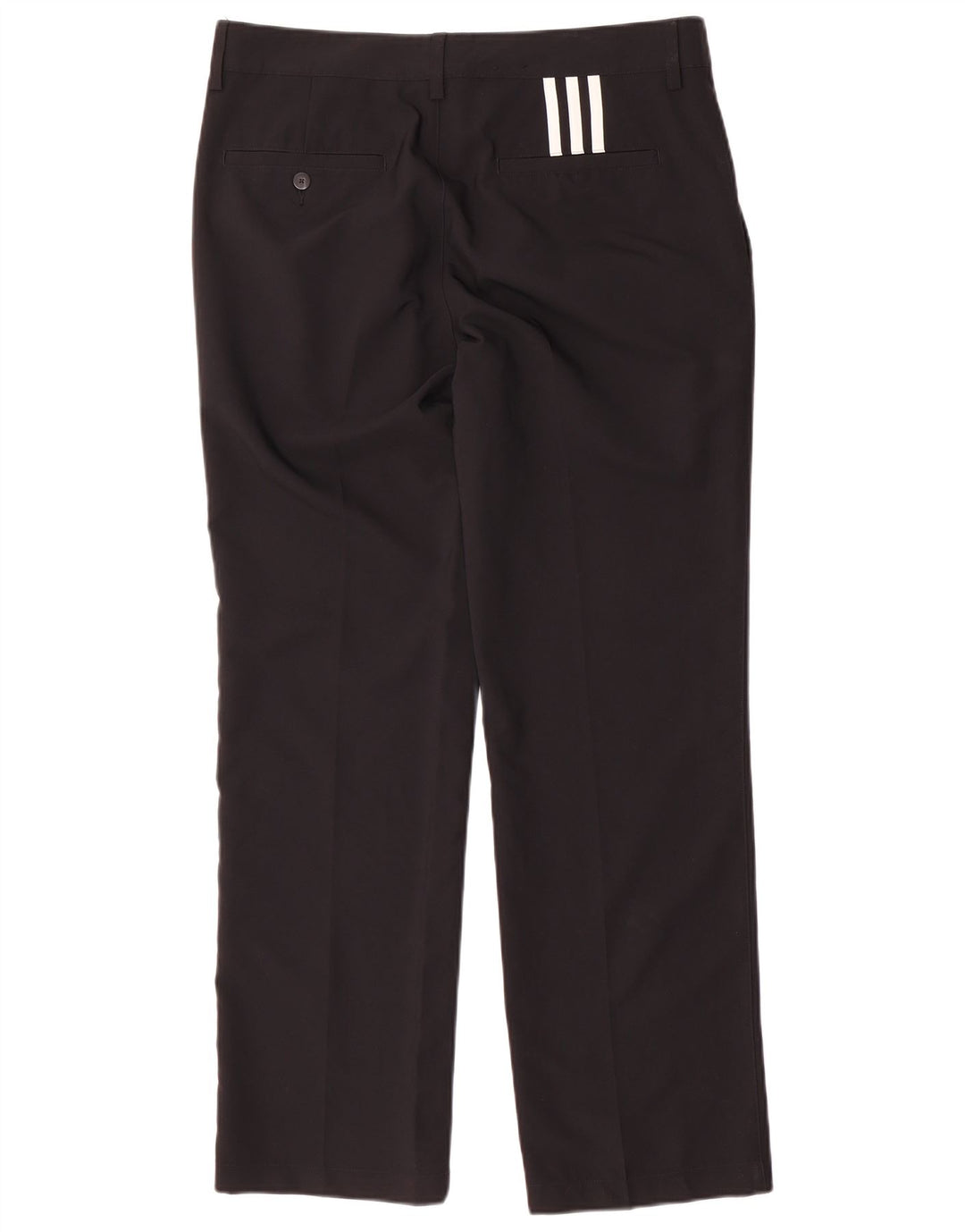Adidas Mens Climalite Straight Chino Trousers W32 L30 Black Polyester
