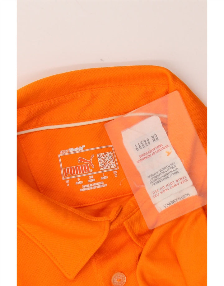 Polo Puma Hombre Naranja Medio Poliéster