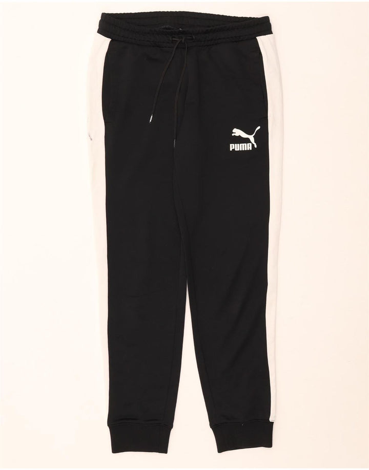 Puma Pantalones De Chándal Joggers Medium Negro Colorblock Poliéster