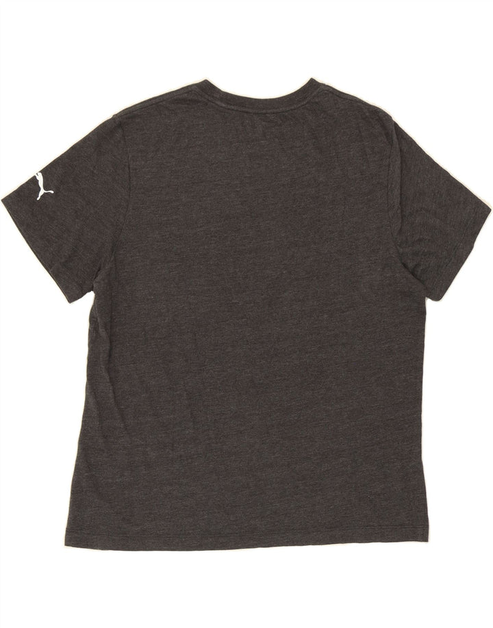 PUMA Mens Graphic T-Shirt Top Large Grey Cotton Vintage Puma and Second-Hand Puma from Messina Hembry 