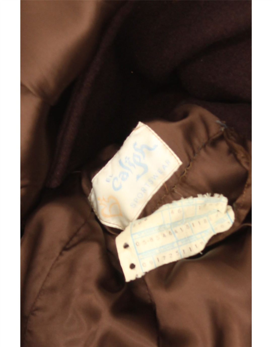 Vintage hombres doble pecho abrigo IT 46 pequeño marrón