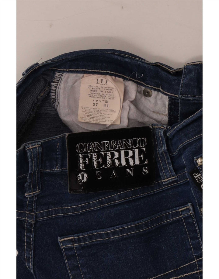 Gianfranco Ferre Vaqueros Slim Mujer W27 L28 Algodón Azul