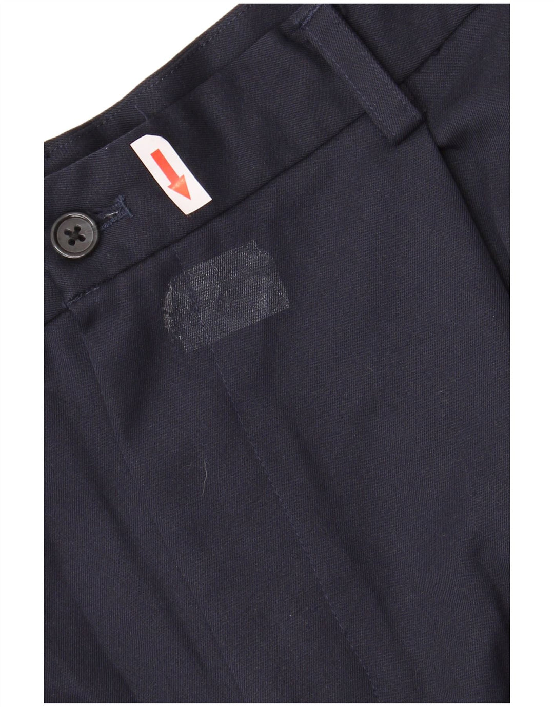 Izod Mens Pegged Chino Shorts W40 XL Poliéster Azul Marino
