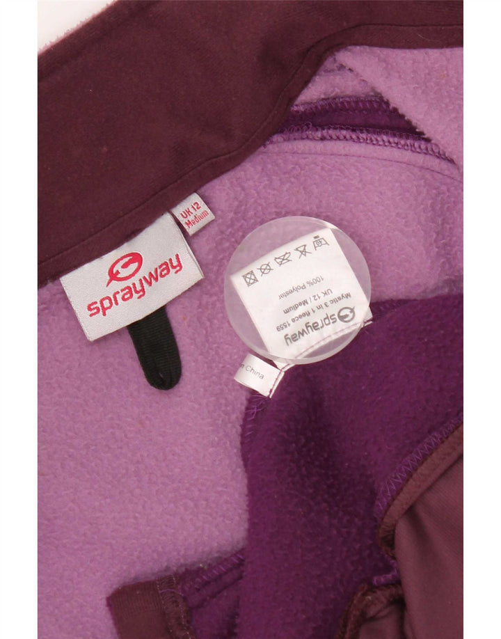 Sprayway - Chaqueta polar para mujer (talla 40), color morado mediano