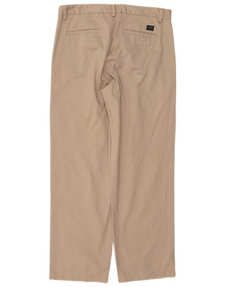 DOCKERS Pantalones chinos holgados de color caqui para hombre W34 L32 Beige