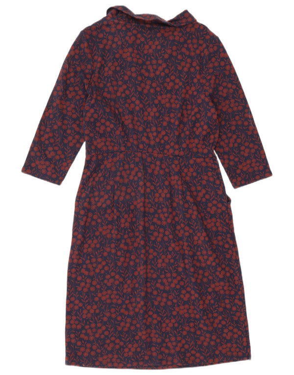 Seasalt Cornwall Vestido tubo para mujer UK 44 Mediano Azul marino Floral