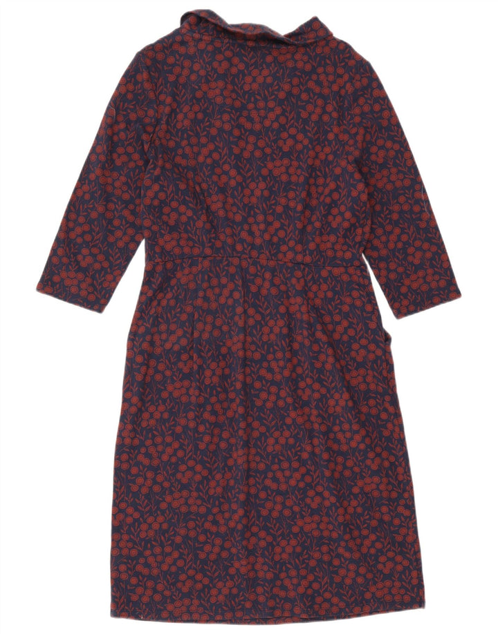 Seasalt Cornwall Vestido tubo para mujer UK 44 Mediano Azul marino Floral