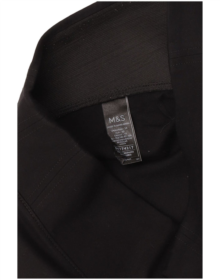 Marks & Spencer Leggings para mujer UK 44 Large Viscosa negra