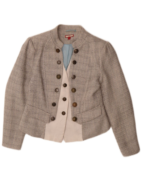 Joe Browns Chaqueta tipo blazer de 3 botones para mujer UK 44 Acrílico gris medio