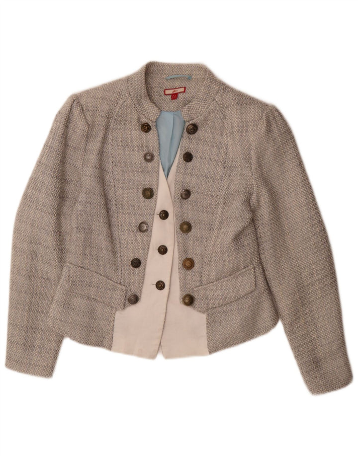 Joe Browns Chaqueta tipo blazer de 3 botones para mujer UK 44 Acrílico gris medio